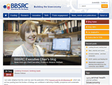 Tablet Screenshot of blogs.bbsrc.ac.uk